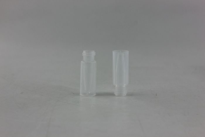 9mm短螺纹带连体内插管塑料样品瓶